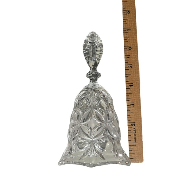 Vintage Made by Hofbauer of Germany Echt Bleikristall Lead Crystal 7.5 Inch Bell - Picture 7 of 8